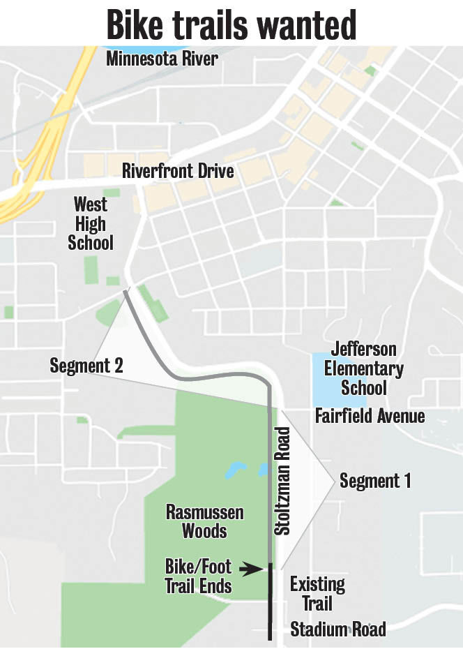 Stoltzman Road trail